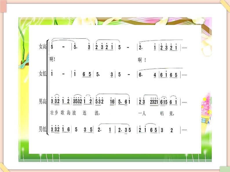 接力版小学音乐五年级上册1.5《千年万代不断歌》课件04