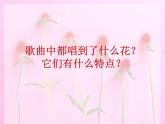 三年级上册音乐课件-6歌表演-对鲜花-人教新课标(2014秋)(共14张PPT)