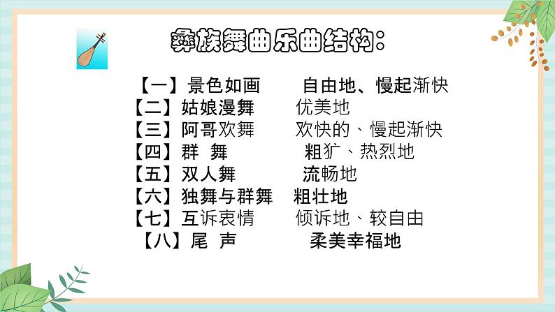 西师大音乐六上 彝族舞曲  课件+音频06