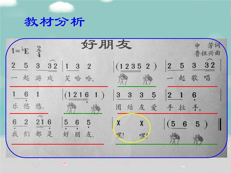 一年级上册音乐课件-《好朋友》人教新课标(共16张PPT)第3页