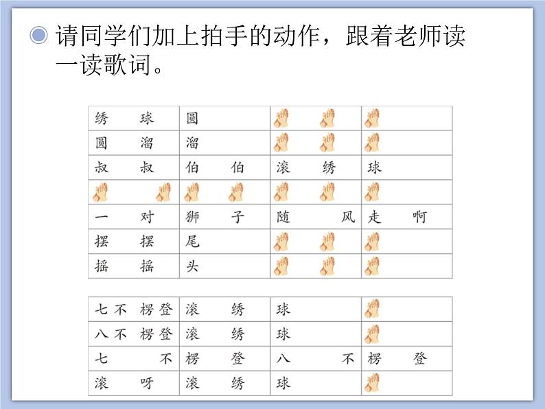 人教版1上音乐 6.6 狮子舞绣球 课件08