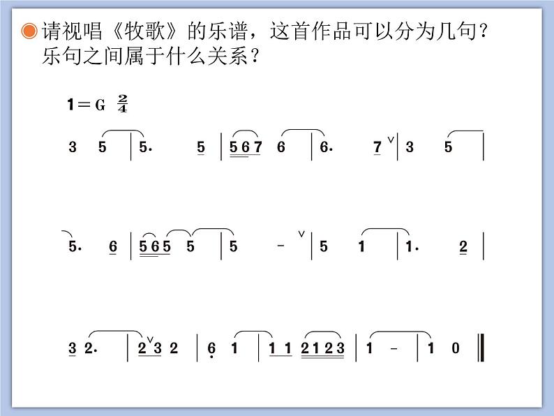 人教版6上音乐 2.6 牧歌 课件04