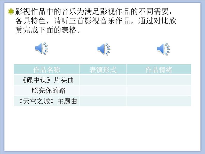 人教版6上音乐 4.3 4.5 碟中谍、照亮你的路 课件第2页