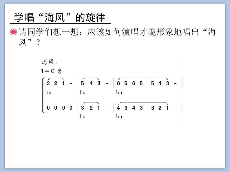 人教版4上音乐 1.8 捕鱼归来 课件第4页