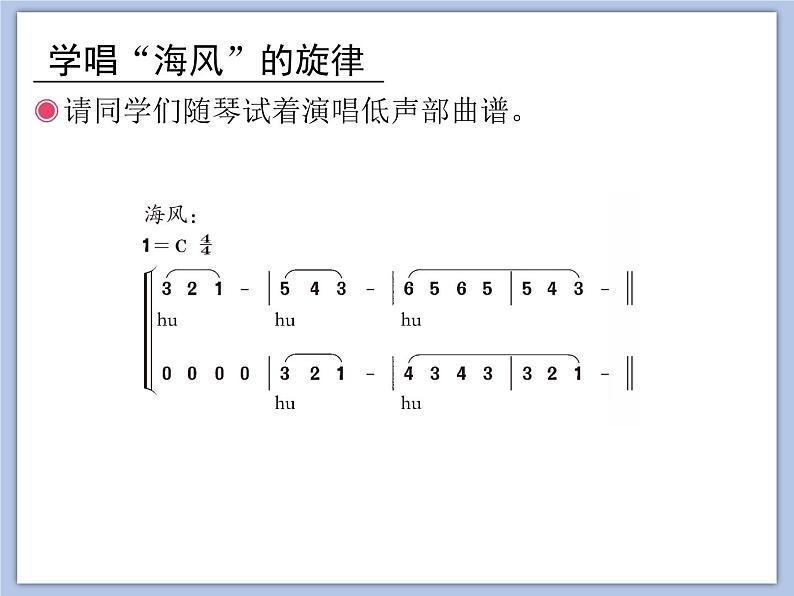 人教版4上音乐 1.8 捕鱼归来 课件第6页