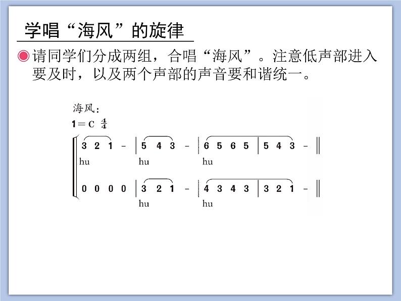 人教版4上音乐 1.8 捕鱼归来 课件第8页