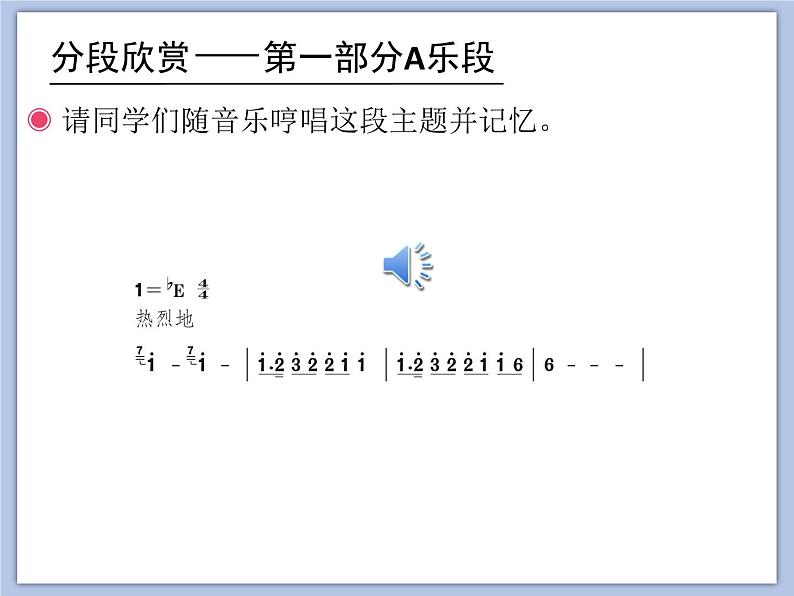 人教版5上音乐 1.7 北京喜讯到边寨 课件07