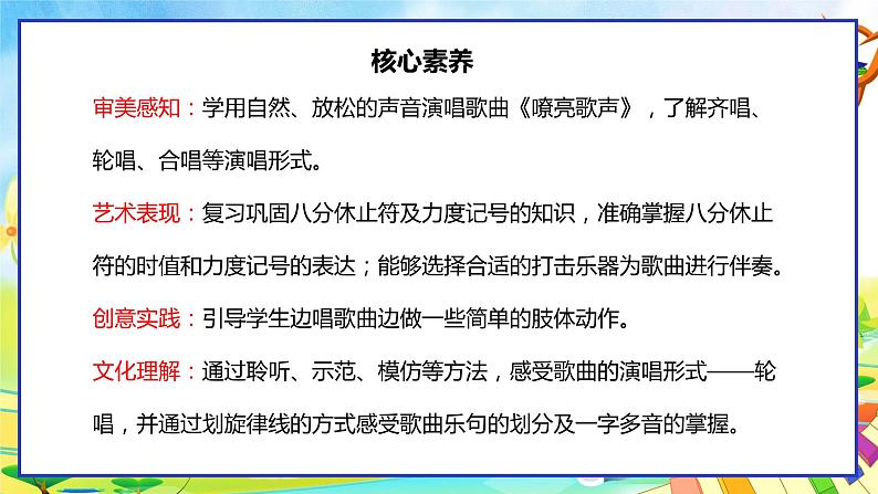 【核心素养目标】人音版（2012）音乐三下5.5 嘹亮歌声 课件第2页