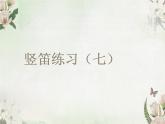 苏少版四下音乐《竖笛练习（七）》课件