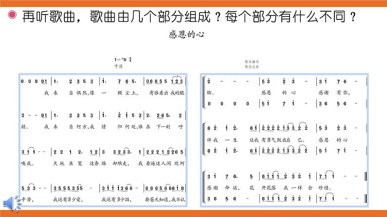 感恩的心 教案+课件+音频04