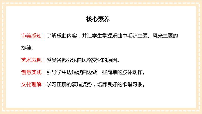 【核心素养目标】人教版音乐六下3.2 羊肠小道 课件第2页