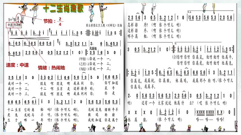 花城版五年级（上册）十二生肖趣歌 课件+素材03