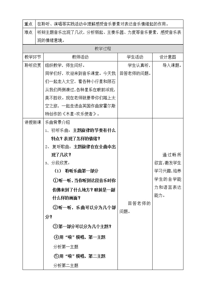 人音版六上音乐  第七单元第二课《木星——欢乐使者》课件+教案+音视频素材02