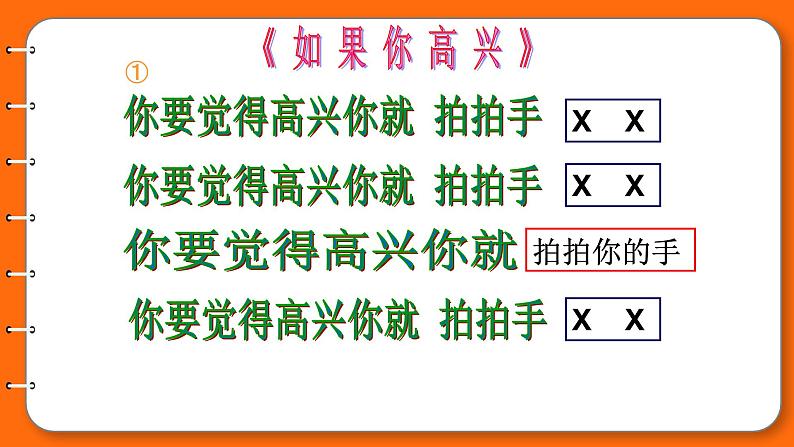 花城版二年级上册音乐《如果你高兴》课件第4页