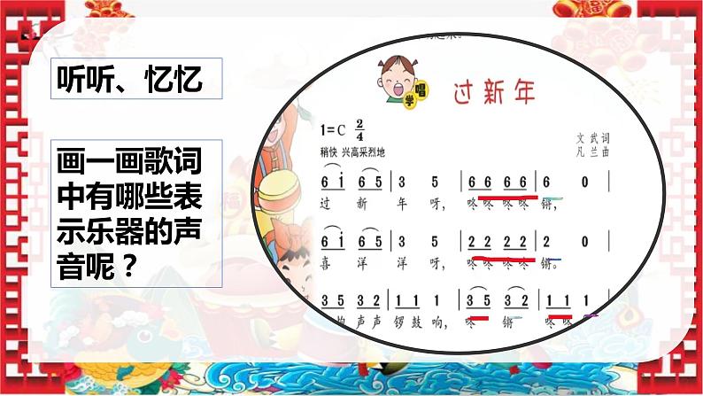 花城版小学音乐一年级上第十五课《迎春的节日》课件PPT05