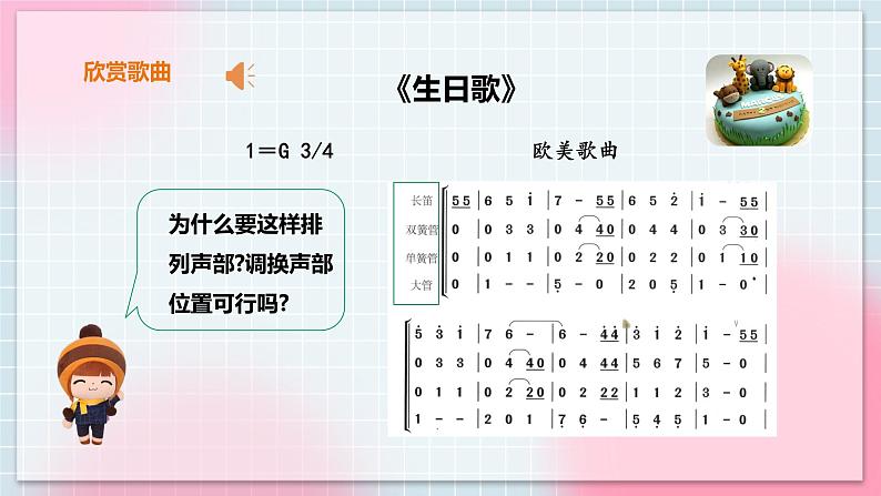 花城版五上第10课第2课时《生日歌 》《梁祝》课件+教案07