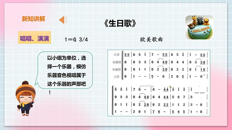 花城版五上第10课第2课时《生日歌 》《梁祝》课件+教案08