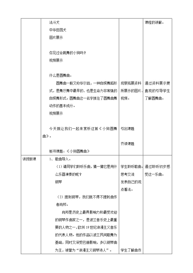 【核心素养】人教二上音乐  第四课第5课时《小狗圆舞曲》课件+教案+素材02