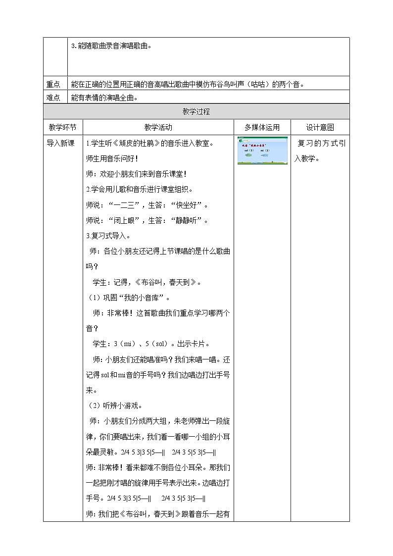 花城版音乐一年级上册 第9课《 顽皮的杜鹃 》（课件+教案+素材）02