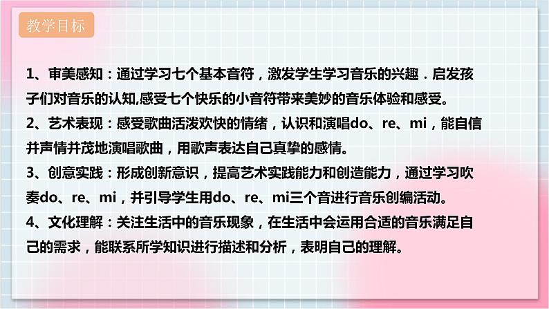 【核心素养】人教版音乐三年级上册1.1唱歌《快乐的do re mi》课件+教案+素材02