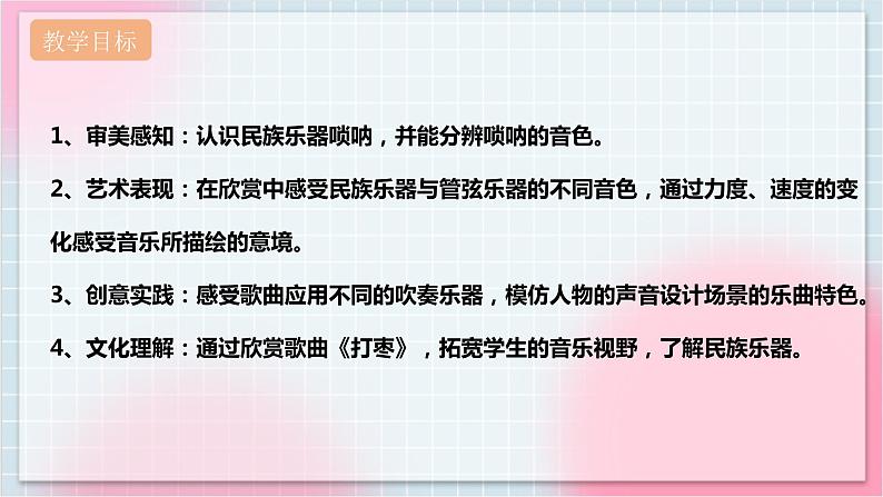 【核心素养】人教版音乐三年级上册2.4欣赏《打枣》课件+教案+素材02