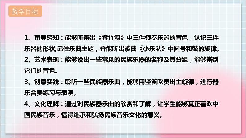 【核心素养】人教版音乐三年级上册4.3欣赏《紫竹调》《小乐队》课件+教案+素材02