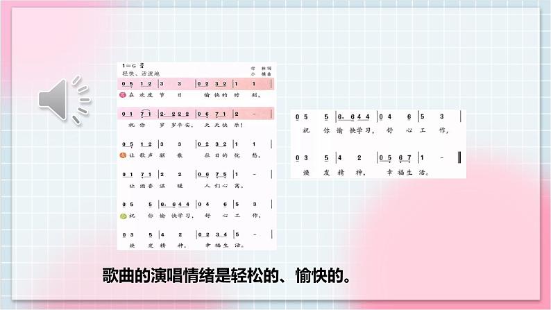 【核心素养】人教版音乐五年级上册6.2唱歌《祝愿歌》课件+教案+素材07