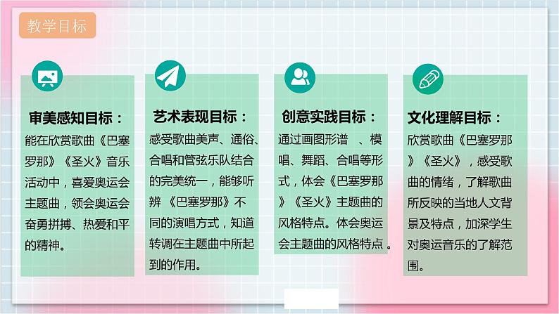 【核心素养】人教版音乐六年级上册6.7《巴塞罗那》《圣火》课件+教案+音视频素材02