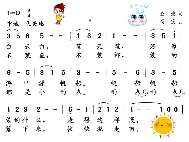 音乐-人音版(简谱)二年级上-第7课-云--课件(15-张PPT)第7页