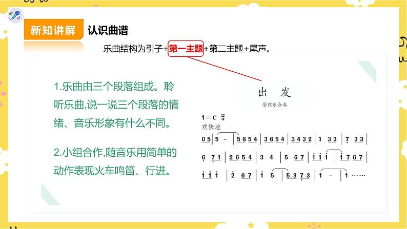 人教版二下第一单元第1课时欣赏《出发》课件第8页