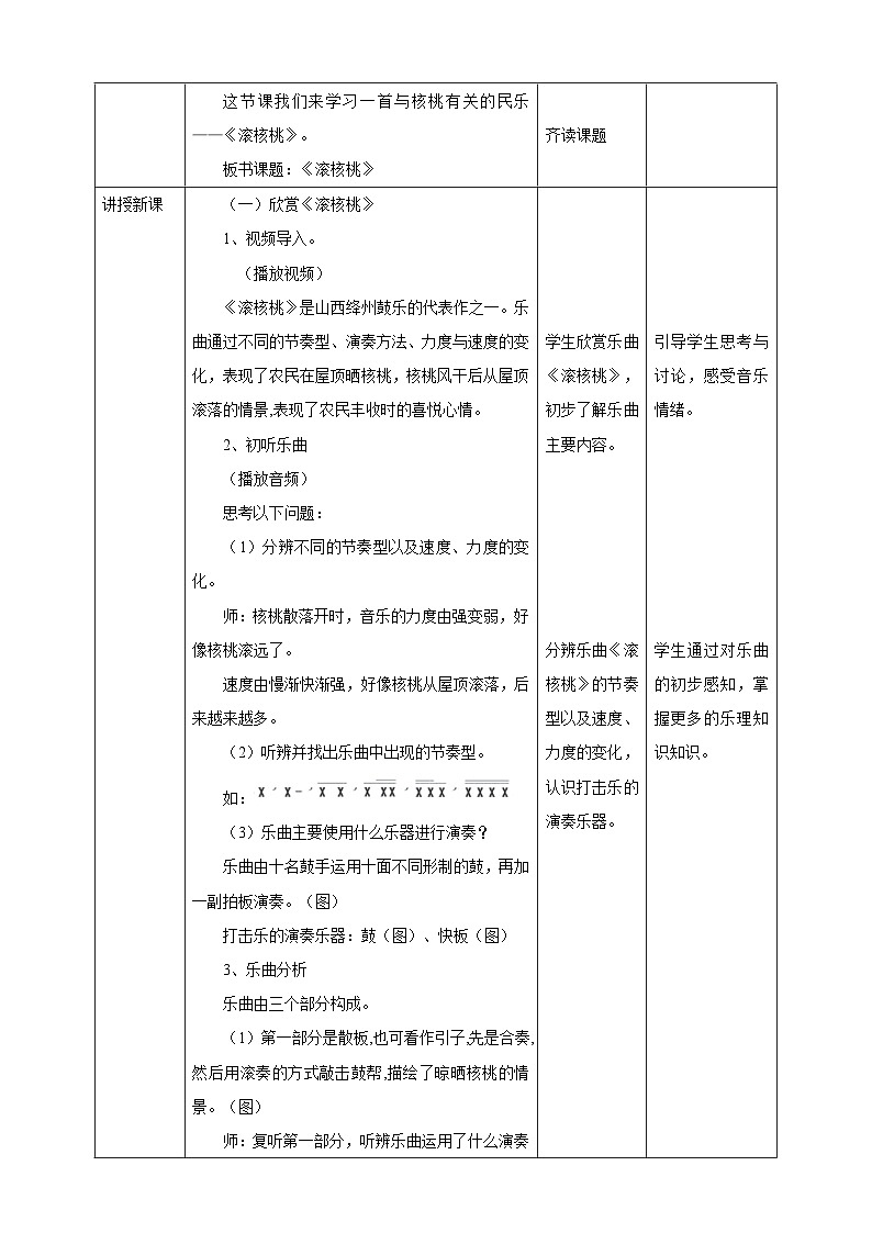 【人教版】二下音乐  第四单元第三课时 欣赏《滚核桃》、创编《小羊过桥》课件+教案+素材02