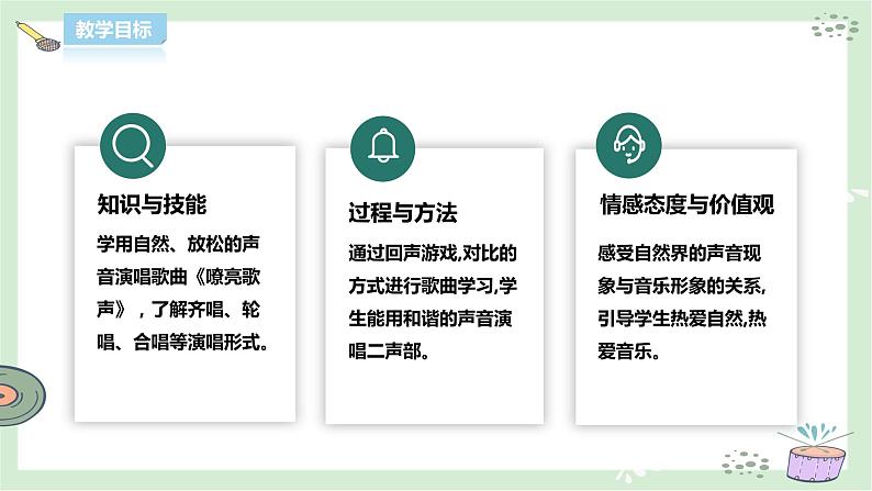 人音版三下音乐 第五单元第2课时聆听《嘹亮歌声》（课件+教案+素材）02