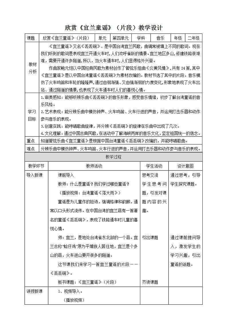 【新课标】人教版音乐二年级下册4.2《宜兰童谣》课件+素材01