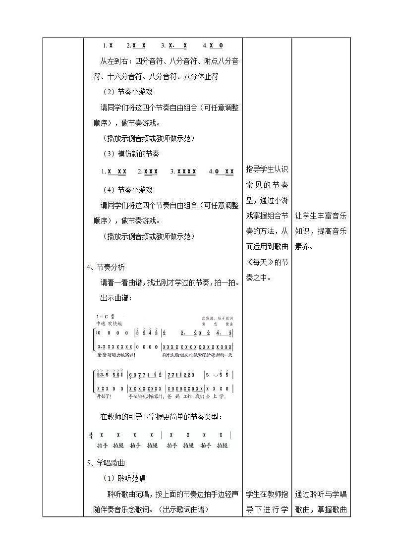 【新课标】人教版音乐二年级下册5.1《每天》《调皮的小闹钟》课件+素材03