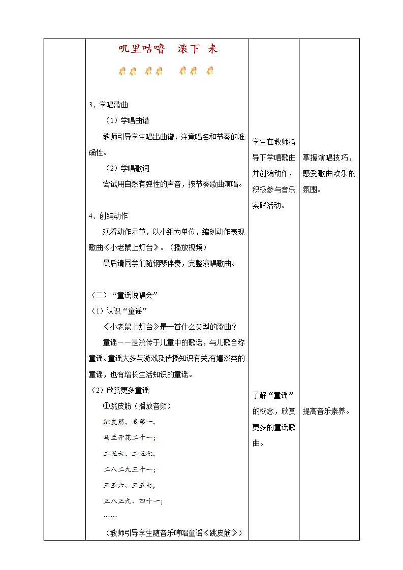 【新课标】人教版音乐二年级下册6.4 活动“童谣说唱会” 课件+素材03