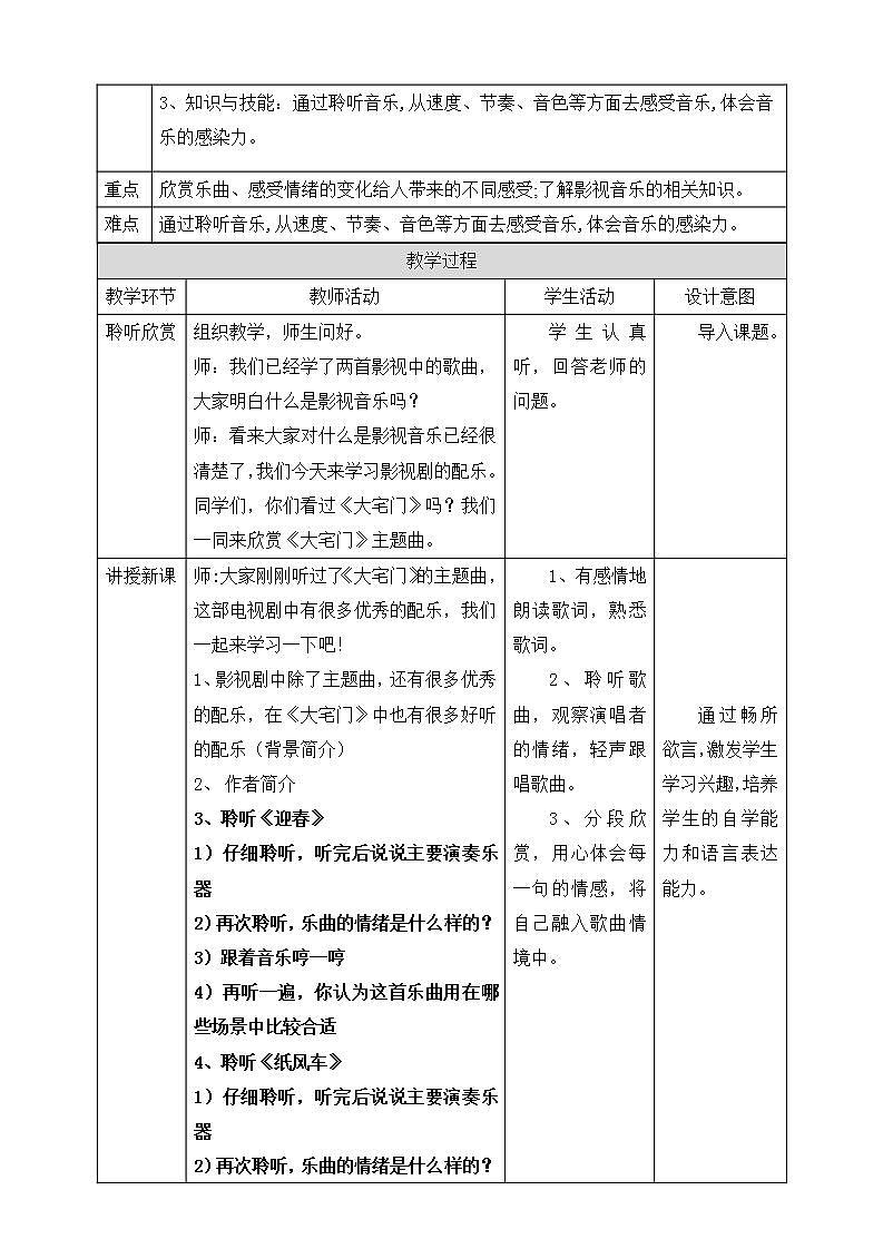 人教版音乐五年级下册4.3《迎春》《纸风车》课件+教案+素材02