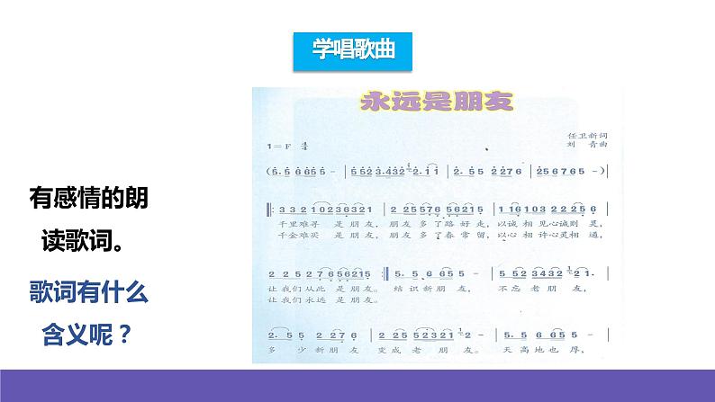 人音版音乐六年级下册7.3《永远是朋友》课件+教案+素材08