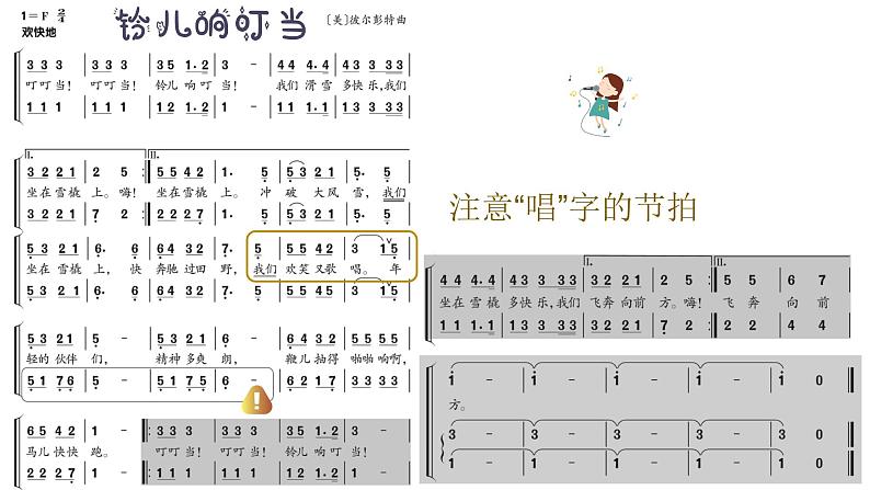 人音版小学五年级下册铃儿响叮当课件06