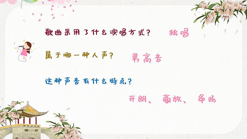 在那桃花盛开的地方课件  人音版（2012）音乐三年级下册第6页