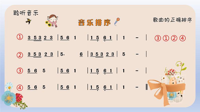 梅花鹿课件 花城版音乐一年级上册第7页