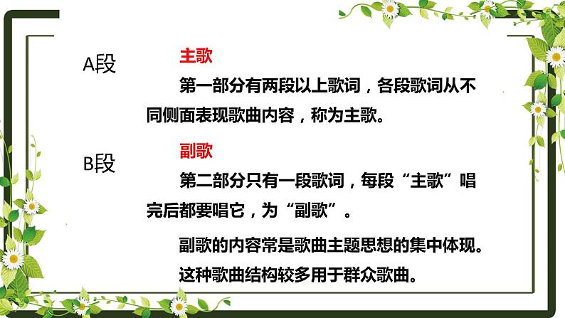 《歌声与微笑》 课件  花城版音乐五年级上册05