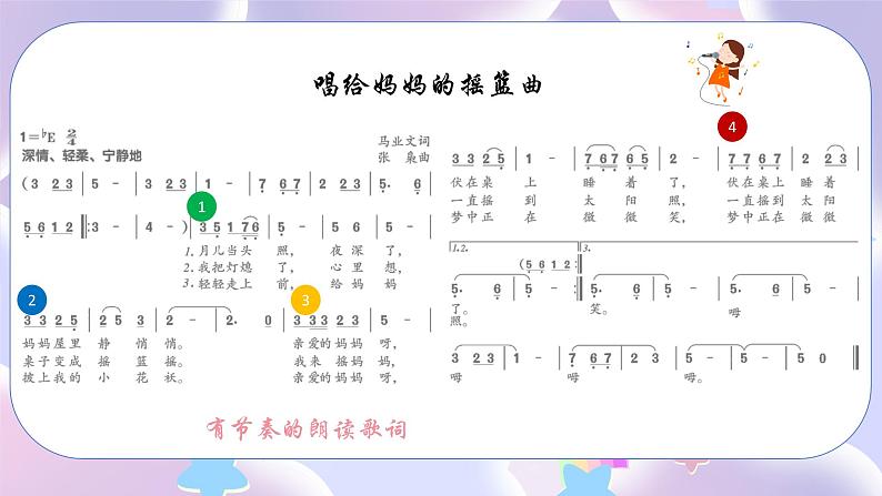 人音版小学音乐三年级上册第5 课（课件）2024年唱给妈妈的摇篮曲07