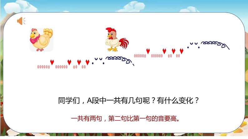 人音版小学二年级音乐上册（课件）公鸡母鸡06