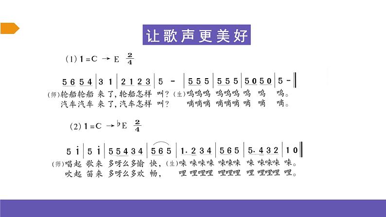 湘艺版音乐一年级下册 第十二课 音乐夏令营 我们的音乐天地 课件08