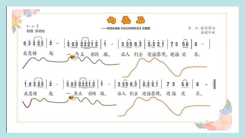 【核心素养目标】人音版五年级上册《雨花石》课件+教案07