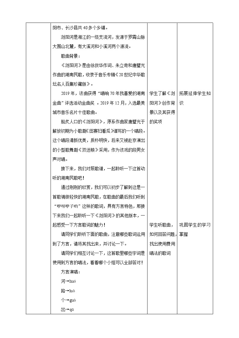湘艺版音乐六年级下册 第1课《浏阳河》课件+教案+素材02