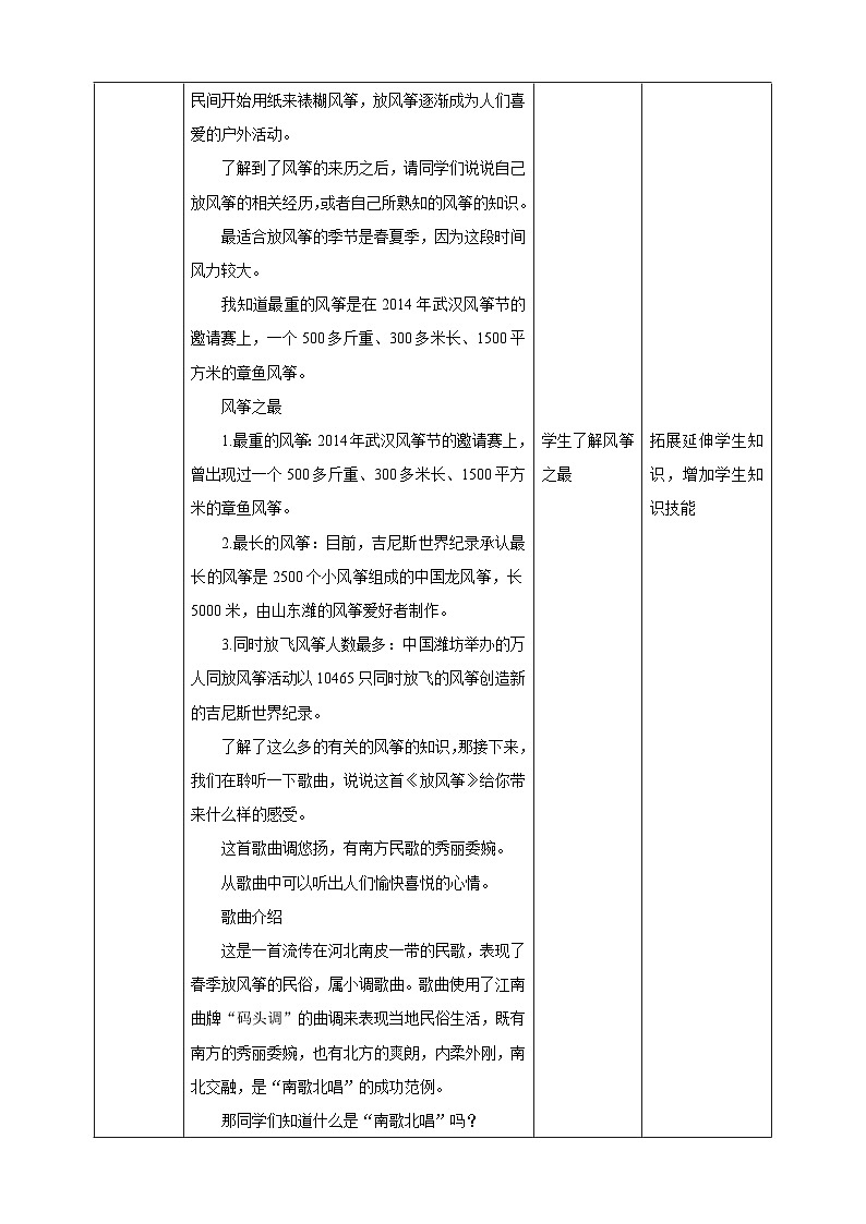 湘艺版音乐六年级下册 第2课《放风筝》课件+教案+素材02