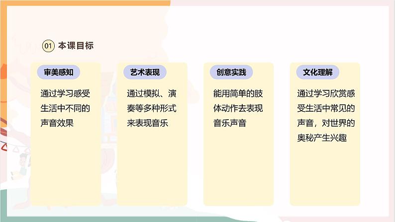 【新教材新课标】人教版音乐一年级上册第1单元《丰富多彩的声音》教案+课件+素材03