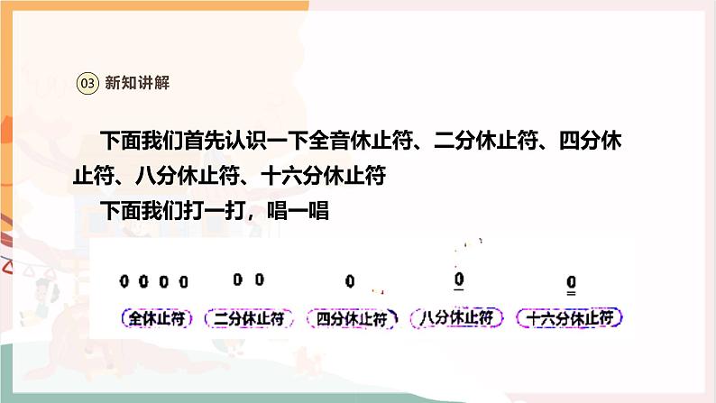 【新教材新课标】人教版音乐一年级上册第2单元《节奏密码-休止符》教案+课件+素材07