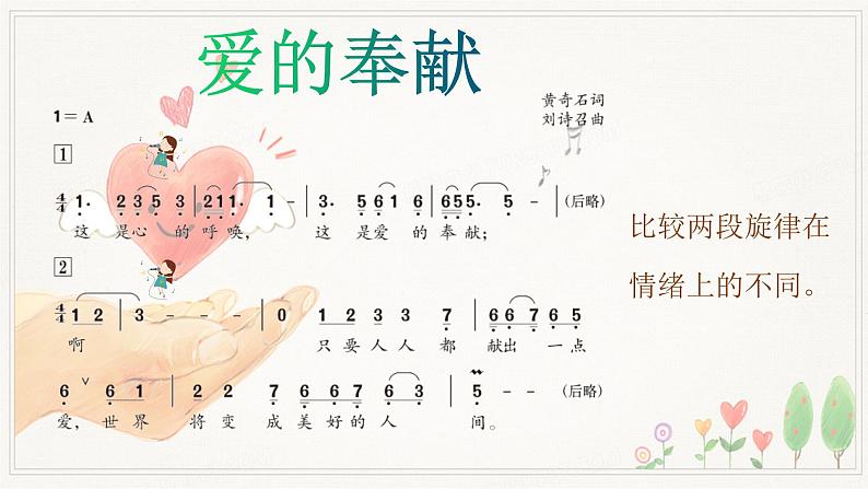 人音版小学音乐五年级下册第7课《爱的奉献》课件pptx第8页